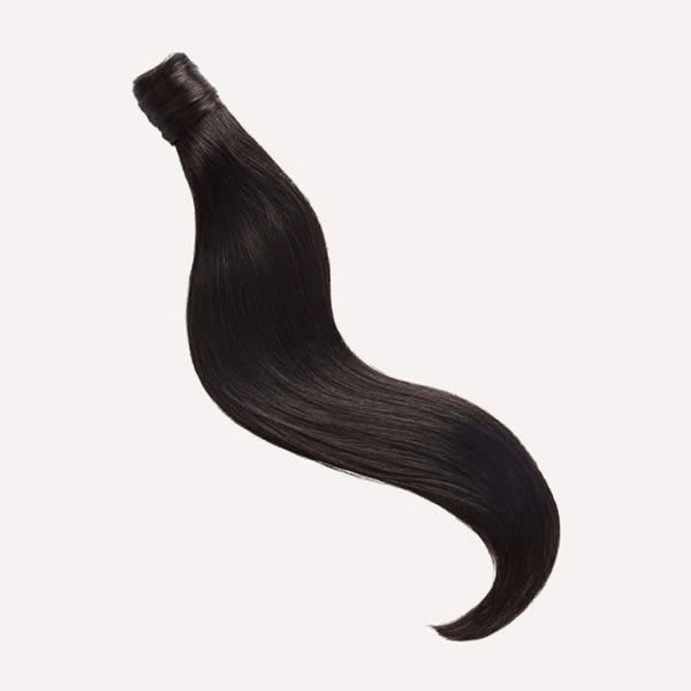 NEW LUXY HAIR PONYTAIL EXTENSION  (Open Box) Off Black Ponytail - 20" (120g)